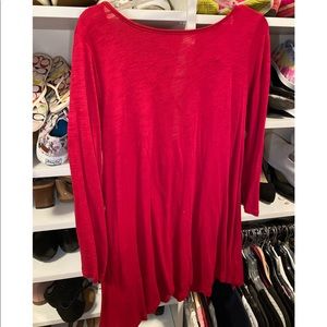 Medium Tall Blouse with criss cross backing